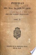 Poesias del Mtro. Fr. Luis de Leon