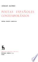 Poetas españoles contemporáneos