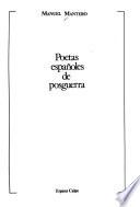 Poetas españoles de posguerra