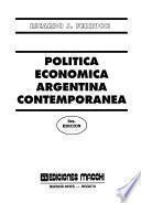 Política económica argentina contemporánea