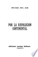 Por la revolucion continental