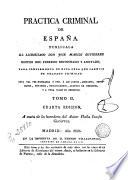 Práctica Criminal de España..., 2