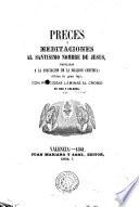 Preces y meditaciones al Santísimo nombre de Jesús