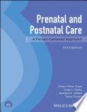 Libro Prenatal and Postnatal Care
