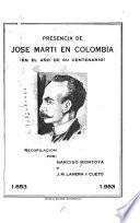 Presencia de José Martí en Colombia