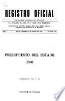 Presupuesto del estado