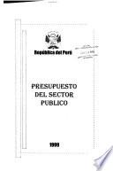 Presupuesto del sector público para ...
