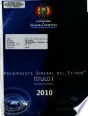 Presupuesto general del estado