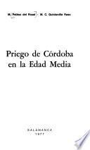 Priego de Córdoba en la Edad Media