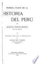 Primera parte de la historia del Perú