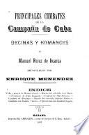 Principales combates de la campaña de Cuba