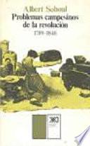 Libro Problemas campesinos de la revolución, 1789-1848