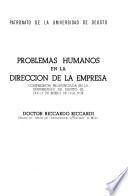 Problemas humanos en la direccion de la empresa