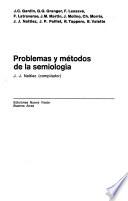 Problemas y métodos de la semiología