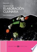 Procesos de elaboración culinaria