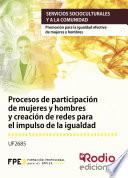 Procesos de participación de mujeres y hombres y creación de redes para el impulso de la igualdad