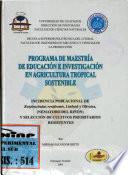 Programa De Maestria De Educacion E Investigacion En Agricultura Tropical Sostenible 
