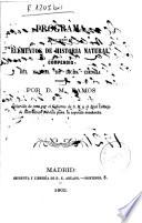 Programa de un curso de elementos de historia natural