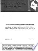 Programa integrado de nutricion aplicada (Pina) del Tolima