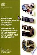 Programas de infraestructura intensivos en empleo