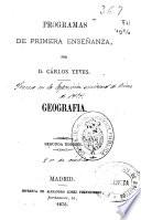 Programas de primera enseñanza