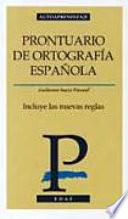 Prontuario de ortografía española