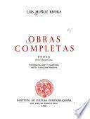 Prosa. Febrero-diciembre, 1897