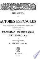 Prosistas castellanos del siglo XV.