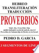Proverbios: Hebreo Transliteración Traducción