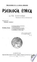 Psicología étnica, 1