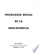 Psicología social de la adolescencia
