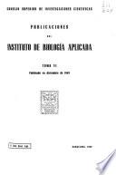 Publicaciones del Instituto de Biología Aplicada