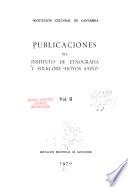 Publicaciones del Instituto de Etnografía y Folklore Hoyos Sáinz.