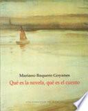 Qué es la novela : Qué es el cuento