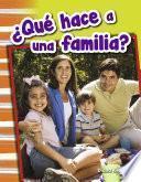 ¿Qué hace a una familia?: Read-Along eBook