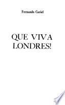 Que viva Londres!