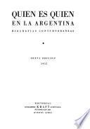 Quien es quien en la Argentina