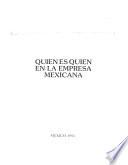 Quien es quien en la empresa mexicana
