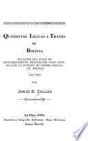 Quinientas leguas a traves de Bolivia