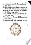 Ramillete de divinas flores, escogidas en el delicioso jardin de la Iglesia, para recreo del cristiano