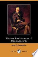 Libro Random Reminiscences of Men and Events (Dodo Press)