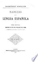 Rarezas de la lengua española