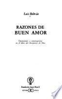Razones de buen amor