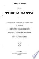 Recuerdos de la Tierra Santa