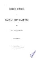 Recuerdos y apuntamientos, ó Cartas miscelaneas