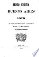 Registro estadístico de la Provincia de Buenos Aires