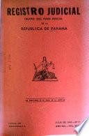 Registro judicial