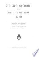 Registro nacional de la República Argentina