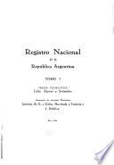 Registro nacional de la República argentina