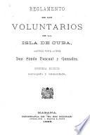 Reglamento de los Voluntarios de la Isla de Cuba